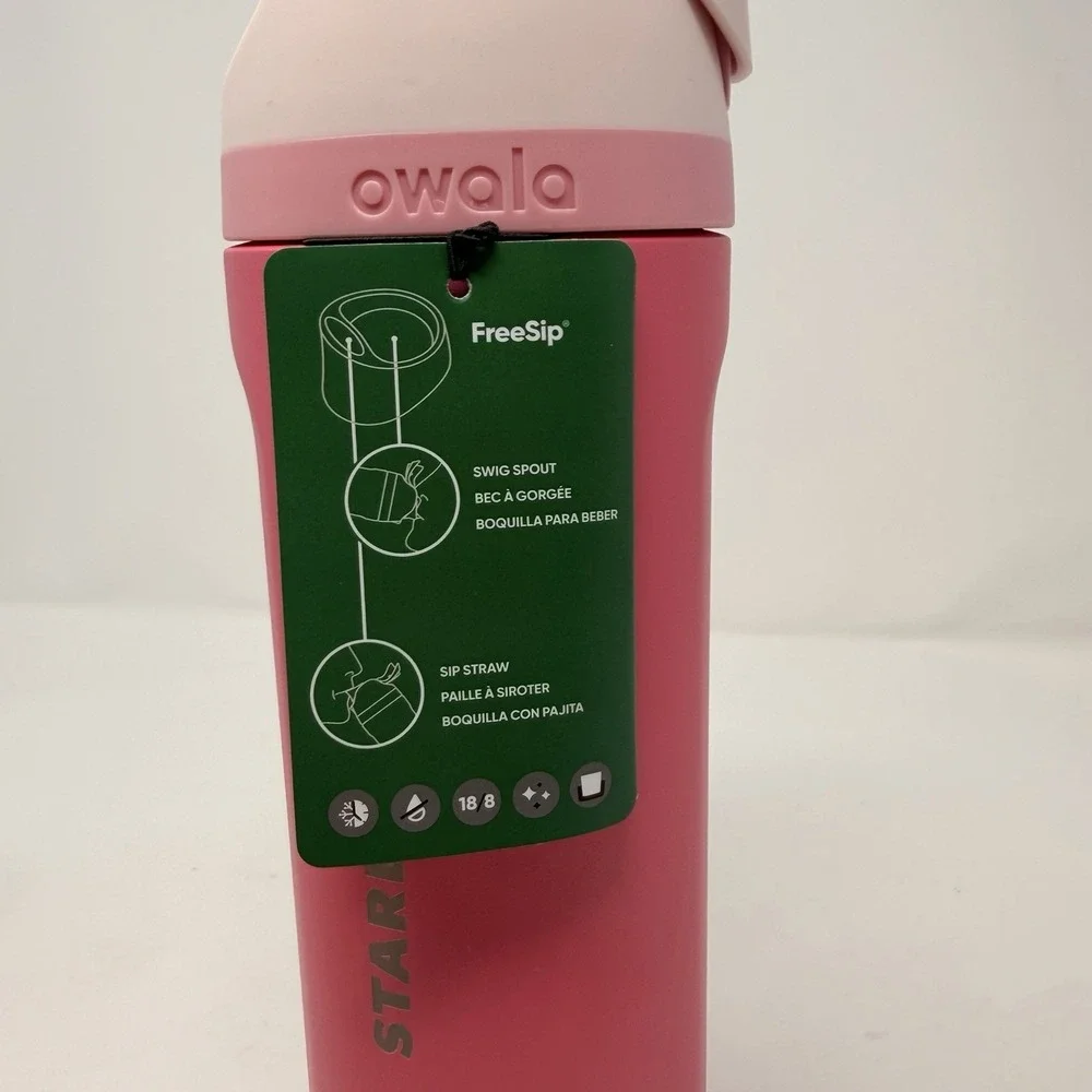 Starbucks x Owala FreeSip 2026 Pink Drink Limited Edition 24oz Tumbler NWT